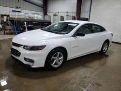 Salvage cars for sale at auction: 2017 Chevrolet Malibu LS