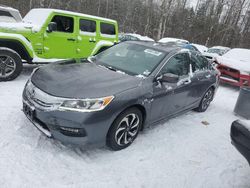 Salvage cars for sale at Cookstown, ON auction: 2017 Honda Accord EXL