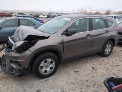 Salvage SUVs for sale at auction: 2015 Honda CR-V LX