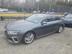 Salvage cars for sale at Waldorf, MD auction: 2020 Audi A4 Premium