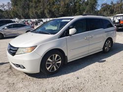 Honda salvage cars for sale: 2015 Honda Odyssey Touring