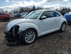 Salvage cars for sale at Chalfont, PA auction: 2019 Volkswagen Beetle SE