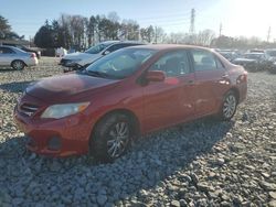 Salvage cars for sale at Mebane, NC auction: 2013 Toyota Corolla Base