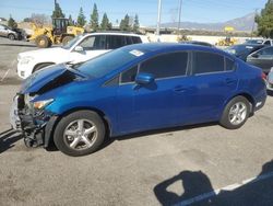 Salvage cars for sale at Rancho Cucamonga, CA auction: 2014 Honda Civic Natural GAS