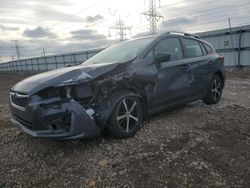 Salvage cars for sale at Elgin, IL auction: 2019 Subaru Impreza Premium