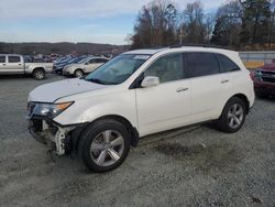 Salvage cars for sale at Concord, NC auction: 2012 Acura MDX Technology