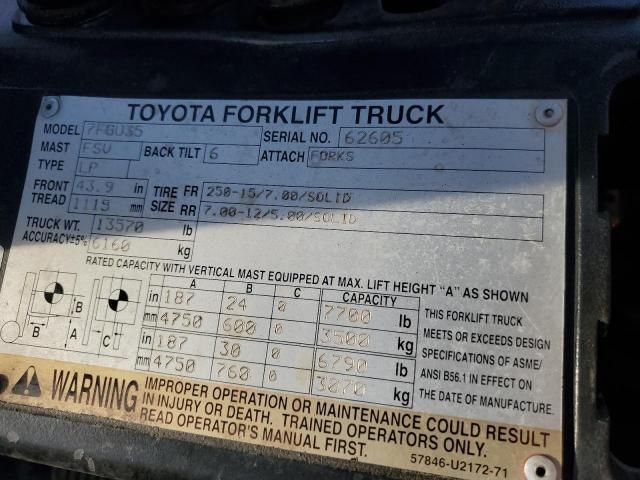 2006 Toyota 7FGU35