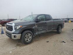 Salvage cars for sale at Temple, TX auction: 2018 Toyota Tundra Double Cab SR