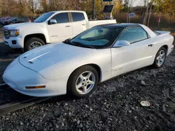 Salvage cars for sale at Marlboro, NY auction: 1997 Pontiac Firebird