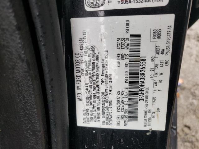 2011 Ford Fusion SE