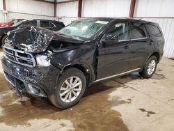 Salvage cars for sale at Pennsburg, PA auction: 2019 Dodge Durango SXT