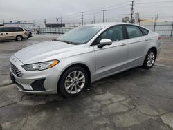 Salvage cars for sale at Sun Valley, CA auction: 2019 Ford Fusion SE