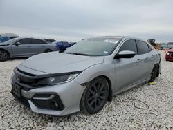 Salvage cars for sale at Taylor, TX auction: 2021 Honda Civic EX