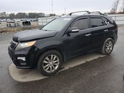 Salvage cars for sale at Dunn, NC auction: 2013 KIA Sorento SX