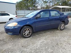 Salvage cars for sale at Austell, GA auction: 2004 Toyota Corolla CE