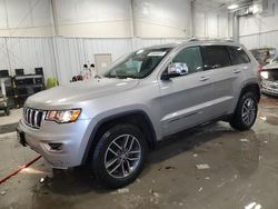 Salvage cars for sale at Wayland, MI auction: 2017 Jeep Grand Cherokee Limited