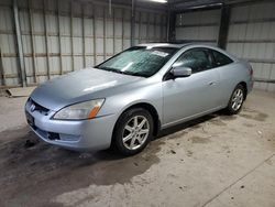 Honda Accord ex salvage cars for sale: 2003 Honda Accord EX