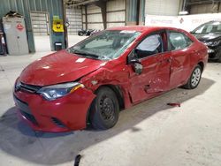 Salvage cars for sale at Eldridge, IA auction: 2016 Toyota Corolla L