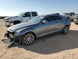 Salvage cars for sale at Andrews, TX auction: 2018 Cadillac ATS Luxury