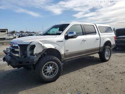 Salvage cars for sale at Eugene, OR auction: 2016 Ford F150 Supercrew