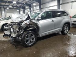 Salvage cars for sale at Ham Lake, MN auction: 2019 Toyota Highlander Limited