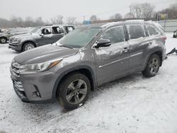 Salvage cars for sale at Chicago Heights, IL auction: 2017 Toyota Highlander Limited