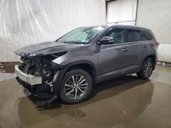 Salvage cars for sale at Central Square, NY auction: 2018 Toyota Highlander SE