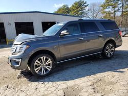 Salvage cars for sale at Austell, GA auction: 2020 Ford Expedition Max Limited