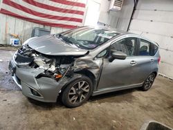 Salvage cars for sale at Lyman, ME auction: 2015 Nissan Versa Note S