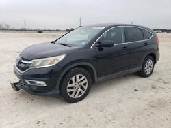 Salvage cars for sale from Copart New Braunfels, TX: 2015 Honda CR-V EX