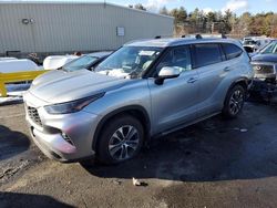 Salvage cars for sale at Exeter, RI auction: 2022 Toyota Highlander XLE