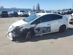 Salvage cars for sale at Hayward, CA auction: 2015 Toyota Prius