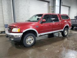 Salvage cars for sale at Ham Lake, MN auction: 2002 Ford F150 Supercrew