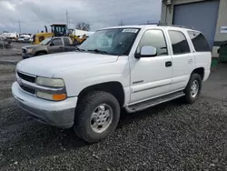 Chevrolet salvage cars for sale: 2001 Chevrolet Tahoe K1500