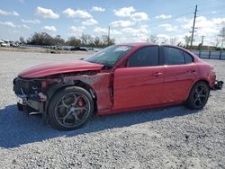 Salvage cars for sale at Riverview, FL auction: 2017 Alfa Romeo Giulia TI