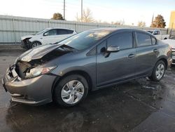 Vehiculos salvage en venta de Copart Cleveland: 2013 Honda Civic LX