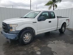 Salvage cars for sale at Riverview, FL auction: 2017 Ford F150 Super Cab