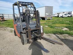 Salvage trucks for sale at Fresno, CA auction: 2010 Toyota Warehouse Forklift