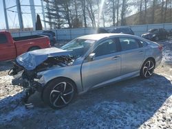 Salvage cars for sale at Windsor, NJ auction: 2019 Honda Accord Sport