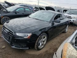 Salvage cars for sale at Elgin, IL auction: 2014 Audi A5 Premium Plus