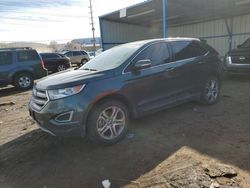 Salvage cars for sale at Colorado Springs, CO auction: 2015 Ford Edge Titanium