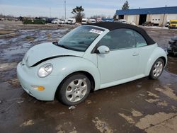 Salvage cars for sale at Woodhaven, MI auction: 2003 Volkswagen New Beetle GLS