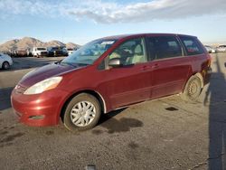 Salvage cars for sale from Copart North Las Vegas, NV: 2007 Toyota Sienna CE