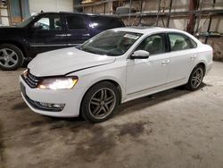 Salvage cars for sale at Eldridge, IA auction: 2013 Volkswagen Passat SEL