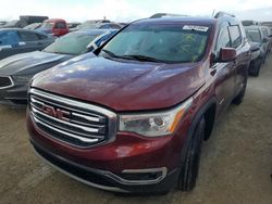 Salvage cars for sale at West Palm Beach, FL auction: 2018 GMC Acadia SLT-1