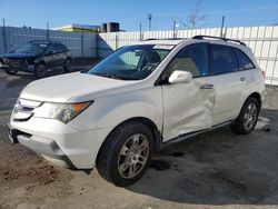 Salvage cars for sale at auction: 2007 Acura MDX Technology