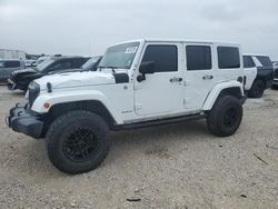 Jeep Wrangler Unlimited Sahara salvage cars for sale: 2015 Jeep Wrangler Unlimited Sahara