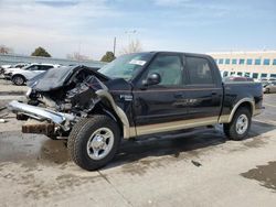 Salvage cars for sale at Littleton, CO auction: 2001 Ford F150 Supercrew