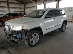 Jeep Grand Cherokee Limited salvage cars for sale: 2012 Jeep Grand Cherokee Limited