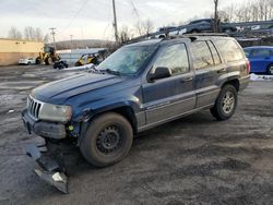 Jeep salvage cars for sale: 2003 Jeep Grand Cherokee Laredo